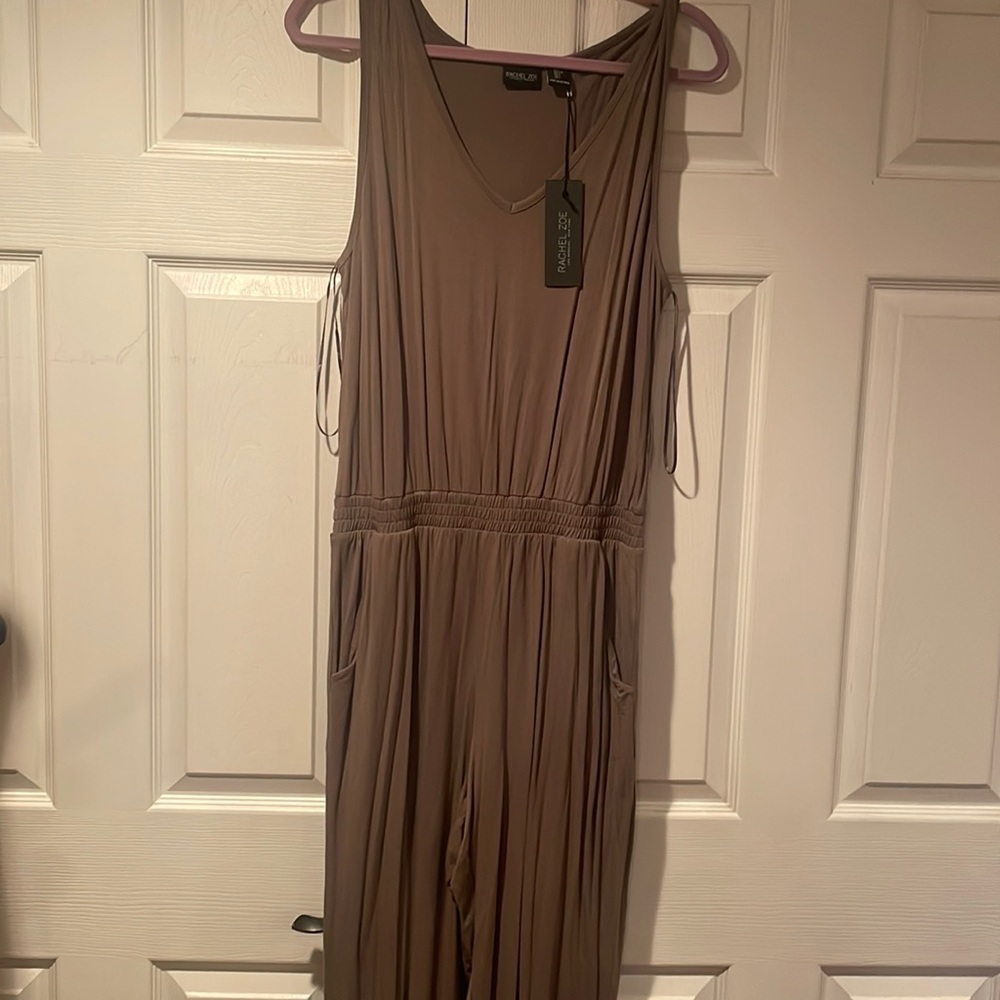 Olive Green Jumpsuit w/ Pockets